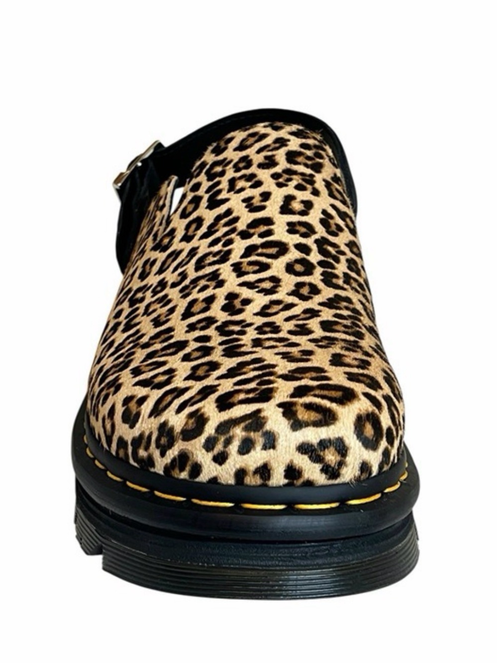Dr. Marten Leopard Print Zebzag Mules - Picture 3 of 3